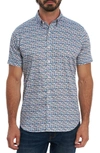 ROBERT GRAHAM MEDLOCKE REGULAR FIT PRINT SHORT SLEEVE BUTTON-UP SHIRT