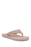 Juicy Couture Smirk Thong Sandal In Q-rose Gold Gli