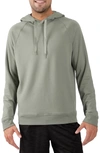 90 Degree By Reflex Terry Pullover Drawstring Hoodie In Army Surplus 17 6212