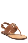 Calvin Klein T-strap Flat Sandal In Dnall