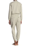 James Perse Knit Jumpsuit In Salt Pigment