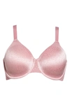 Wacoal Back Appeal Smoothing Underwire Bra In Heather Rose