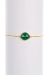Monica Vinader 18k Yellow Gold Vermeil Siren Nugget Bracelet In 18ct Gold Vermeil