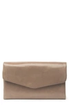 Hobo Lacy Leather Wallet In Gravel