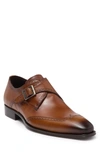 Mezlan Nikola Wingtip Monk Strap Loafer In Tan