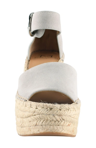 Marc Fisher Ltd Alida Espadrille Platform Wedge In Ostrica Suede