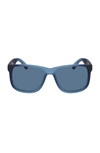Cole Haan 55mm Matte Square Sunglasses In Matte Blue Fade