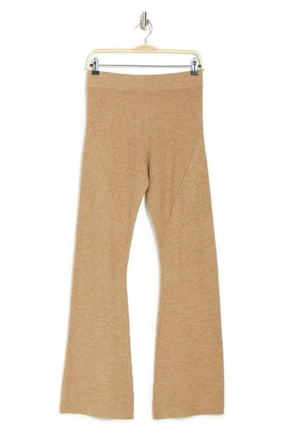 Rag & Bone Emory Ribbed Merino Wool Pants In Camel