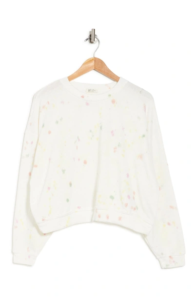 Wst Cst Splatter Paint Print Pullover In Pastel Splatter Paint