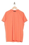 Bugatchi Raglan T-shirt In Tangerine