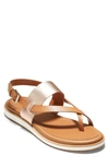 Cole Haan Women's Mandy Thong Sandals In Pecan/rose Gold