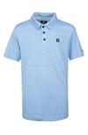 Hurley Kids' Dri-fit Belmont Polo Shirt In Periwinkle