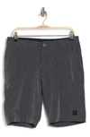 Vintage Micro Graph Patterned Golf Shorts In Grey