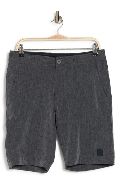 Vintage Micro Graph Patterned Golf Shorts In Grey