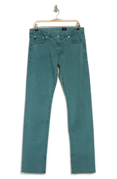 Ag Graduate Tailored Jeans In Sulfur Juniper