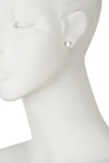 Nordstrom Rack Sterling Silver Round Cut Cz Studs In Clear/silver