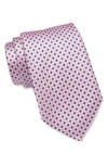 Tommy Hilfiger Core Micro Silk Tie In Pink