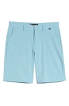 Travis Mathew Beck Stretch Performance Shorts In Mediterranean Blue