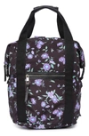 Madden Girl Booker School Backpack In Black Floral