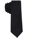 Calvin Klein X Liquid Luxe Skinny Solid Tie In Black