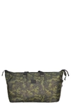 Duchamp Rubberized Camo Duffle In Olive