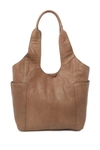 Lucky Brand Patti Leather Tote Bag In Fawn