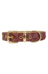 Dogs Of Glamour Evelyn Luxury Collar Red