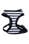 DOGS OF GLAMOUR RITZ HARNESS STRIPED BLACK