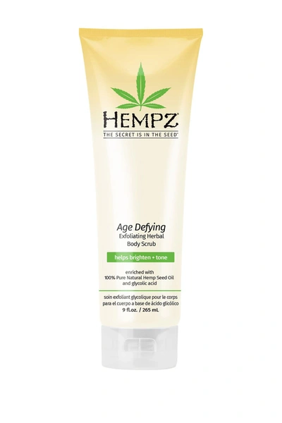 Hempz Age Defying Herbal Body Scrub In Green