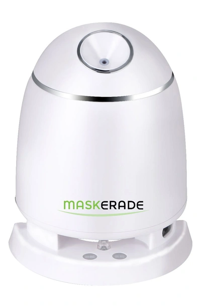 Ora Maskerade Duet Facial Steamer & Organic Mask Maker In Pearl White