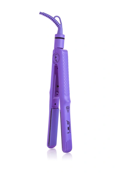 Iso Beauty Turbo Silk Titanium Straightener With Curved Plates In Purple