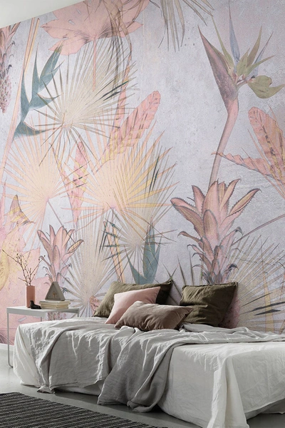 Wallpops Tropical Concrete Wall Mural In 0