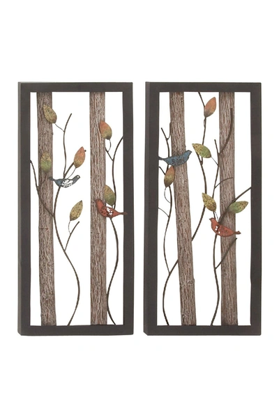 Willow Row Wooden Wall Plaque In Black