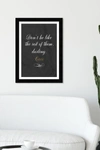 Wynwood Dont Be Like The Rest Framed Wall Art In Black