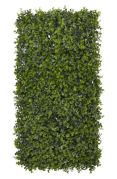 Nearly Natural 12” X 12” Eucalyptus Mat In Green