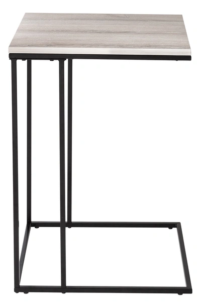 Honey-can-do Square C End Table In Black