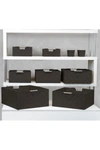 Sorbus Gray Weave Basket 9-piece Set In Gray