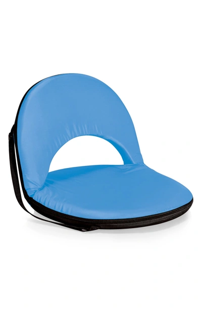 Picnic Time Oniva Portable Reclining Seat In Sky Blue