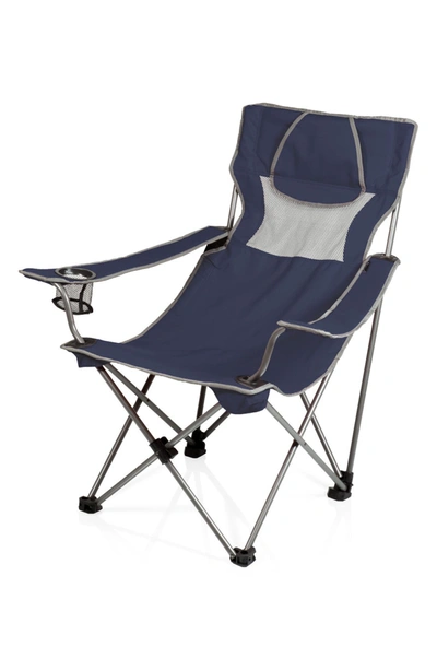 Picnic Time Campsite Camp Chair In Navy