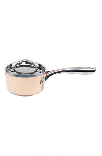 Berghoff International 5.5" Covered Saucepan In Copper Silver