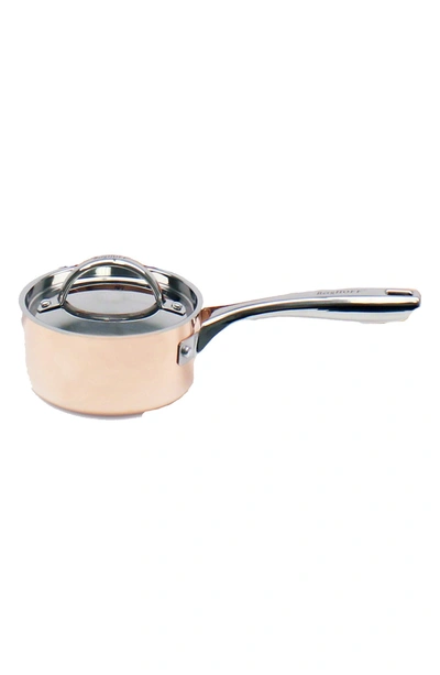 Berghoff International 7" Covered Saucepan In Copper Silver