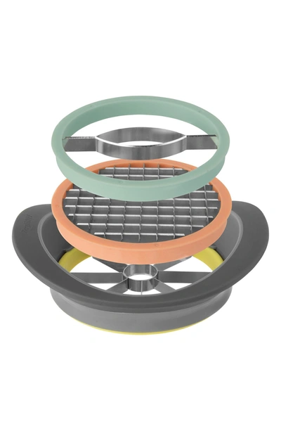 Berghoff International Leo All-in-one Slicer Set In Grey In Grey, Orange, Green