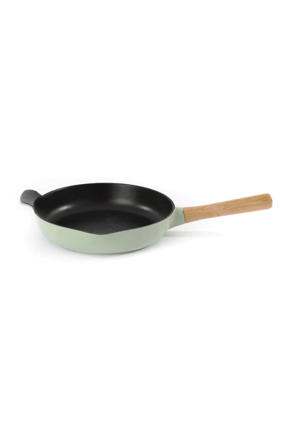 Berghoff International Green Cast Iron Covered 2.6 Quart Fry Pan In Multi