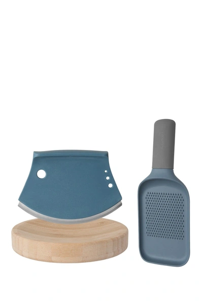 Berghoff International Berghoff Multi Cut & Grate 3-piece Set In Multi: Natural, Blue, Gray