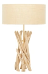 WILLOW ROW LIGHT BROWN WOOD TABLE LAMP