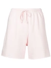 John Elliott Vintage Fleece Venice Shorts In Pink