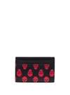 ALEXANDER MCQUEEN SKULL LEATHER CARD HOLDER