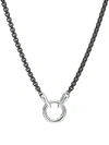 David Yurman Charm Necklace In Silver