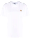 Golden Goose Star Collection Logo Cotton Jersey Graphic Tee In White