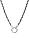 David Yurman Charm Necklace In Silver